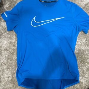 Nike Dri-FIT Running Shirt in Vibrant Blue